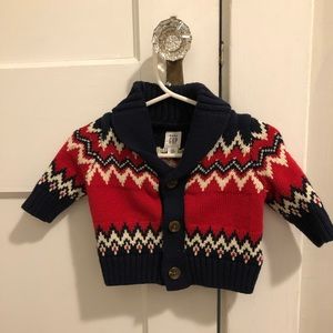 Baby boy knitted cardigan
